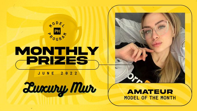 Congrats to June's Models of the Month! 🧡✨ @LuxuryMur_NSFW  @MissVioletStarr @OfficialMaxC  &amp; Mr. Johnny<a class="tags" href="/tag/luxurymur_nsfw">@luxurymur_nsfw</a>