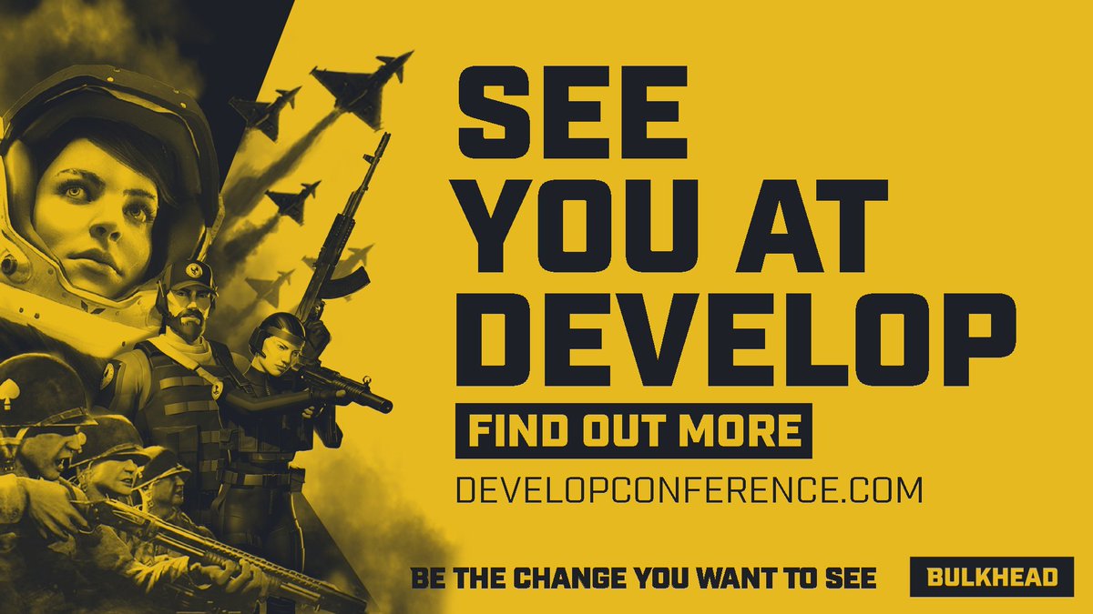 We're going to <a href="/developconf/">Develop:Brighton 2025</a>! (12th-14th July)

This year BULKHEAD will be taking KILLRUN to our exhibition booth powered by our friends at <a href="/LenovoLegionUKI/">Lenovo Legion UK & Ireland</a>. 

Say hello, meet the team and play to win. We can't wait to see you all again! 💛