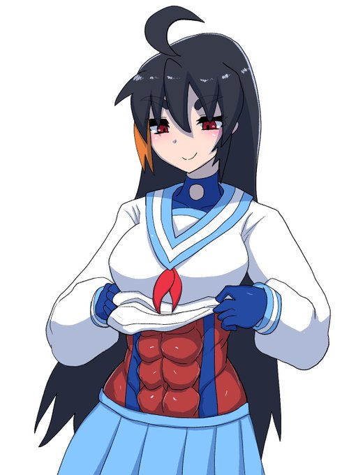 服の下はいろいろまざってるやつ 