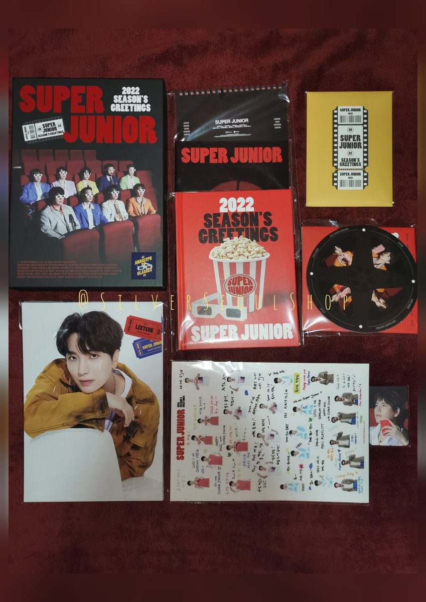 SilverSeoulShop's tweet photo. 💐 Season's Greetings / Welcoming Collection (BP,SVT,SJ, NCT Dream/127, WayV, Treasure)
💐 Deco Kit (BTS, Enhypen, TXT)

🎈Available for Shopee COD
🎈Onhand and ready to ship
🎈Sealed and with POB

SHOPEE LINK:
https://t.co/WTEmrfDooq https://t.co/SRzpV9s6vR