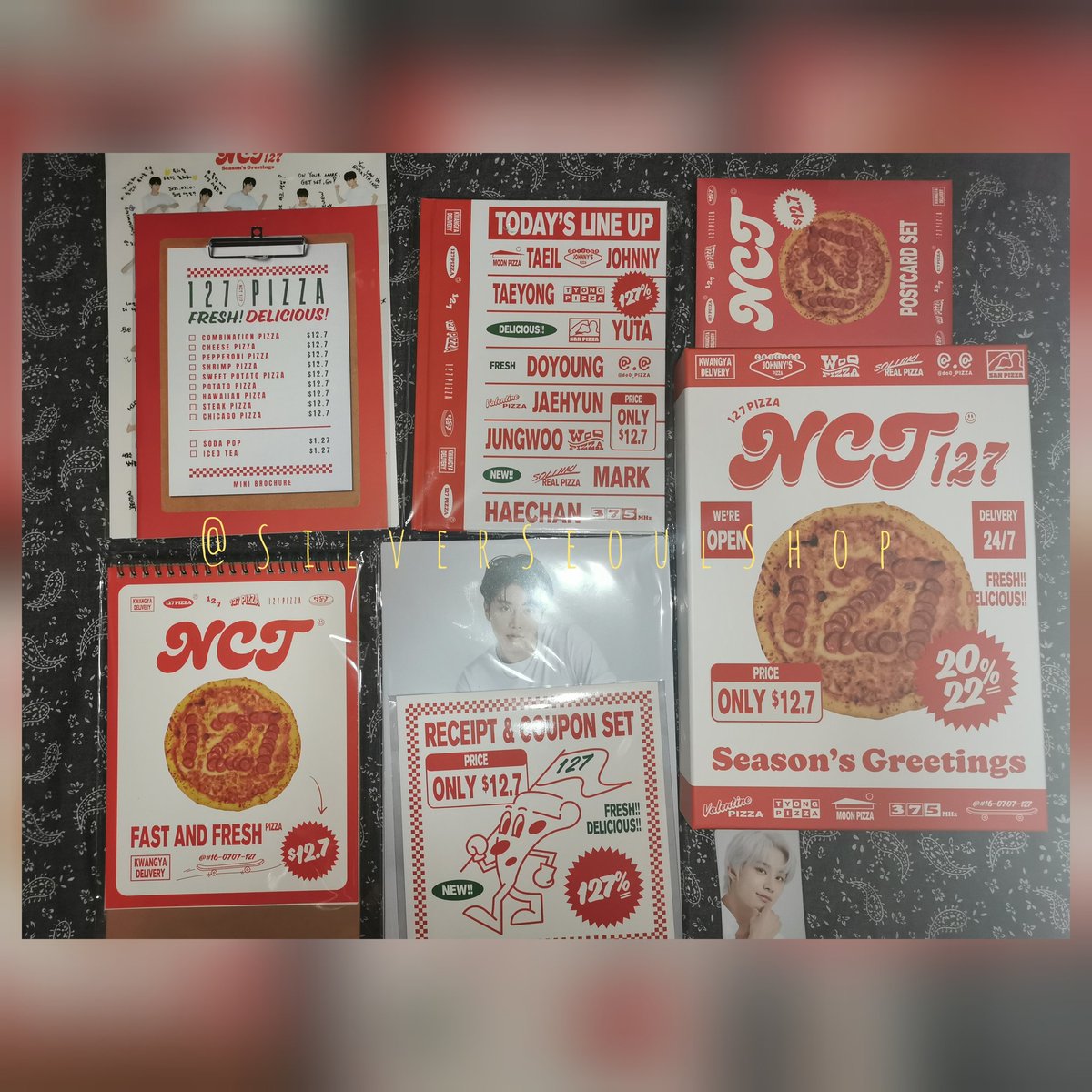 SilverSeoulShop's tweet photo. 💐 Season's Greetings / Welcoming Collection (BP,SVT,SJ, NCT Dream/127, WayV, Treasure)
💐 Deco Kit (BTS, Enhypen, TXT)

🎈Available for Shopee COD
🎈Onhand and ready to ship
🎈Sealed and with POB

SHOPEE LINK:
https://t.co/WTEmrfDooq https://t.co/SRzpV9s6vR