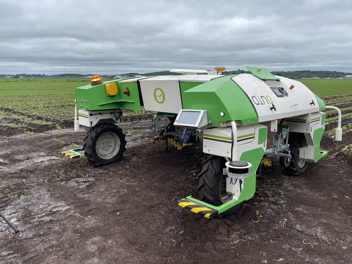 York Link | York Region Economic Development (@yorklink) on Twitter photo <a href="/naiotech/">Naïo Technologies</a>’s Dino navigates a field autonomously with a 2cm precision range thanks to a guidance system that combines the information from RTK GPS and other sensors. #AgTech <a href="/naiotech/">Naïo Technologies</a>’s Dino navigates a field autonomously with a 2cm precision range thanks to a guidance system that combines the information from RTK GPS and other sensors. #AgTech