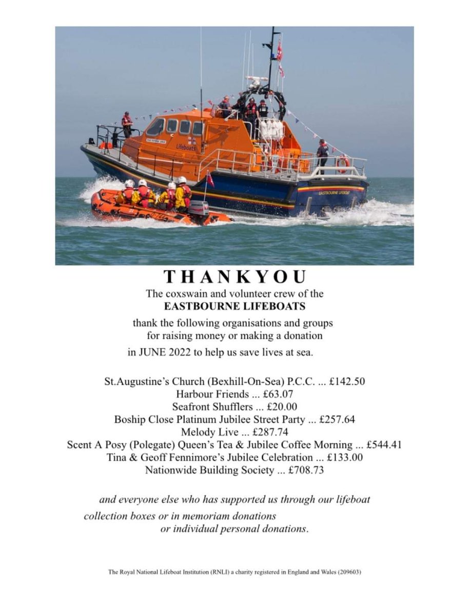 Eastbourne Lifeboats (@rnlieastbourne) on Twitter photo 
