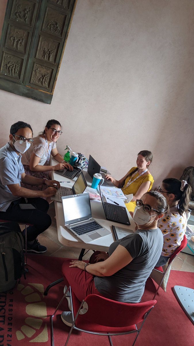 isws_semweb's tweet image. Team Slytherin tutored by @iricelino hard at work at #ISWS2022