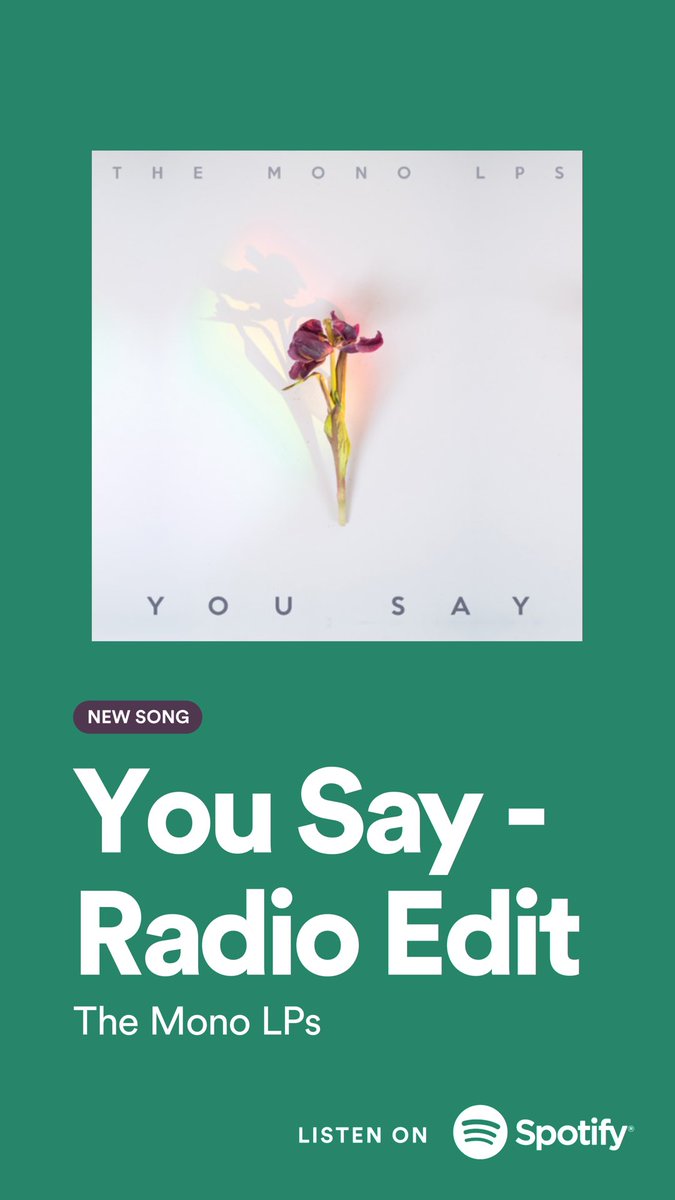 Who has added our new single You Say to your playlists? Feel free to share the links as we would love to share your playlists on our socials :)