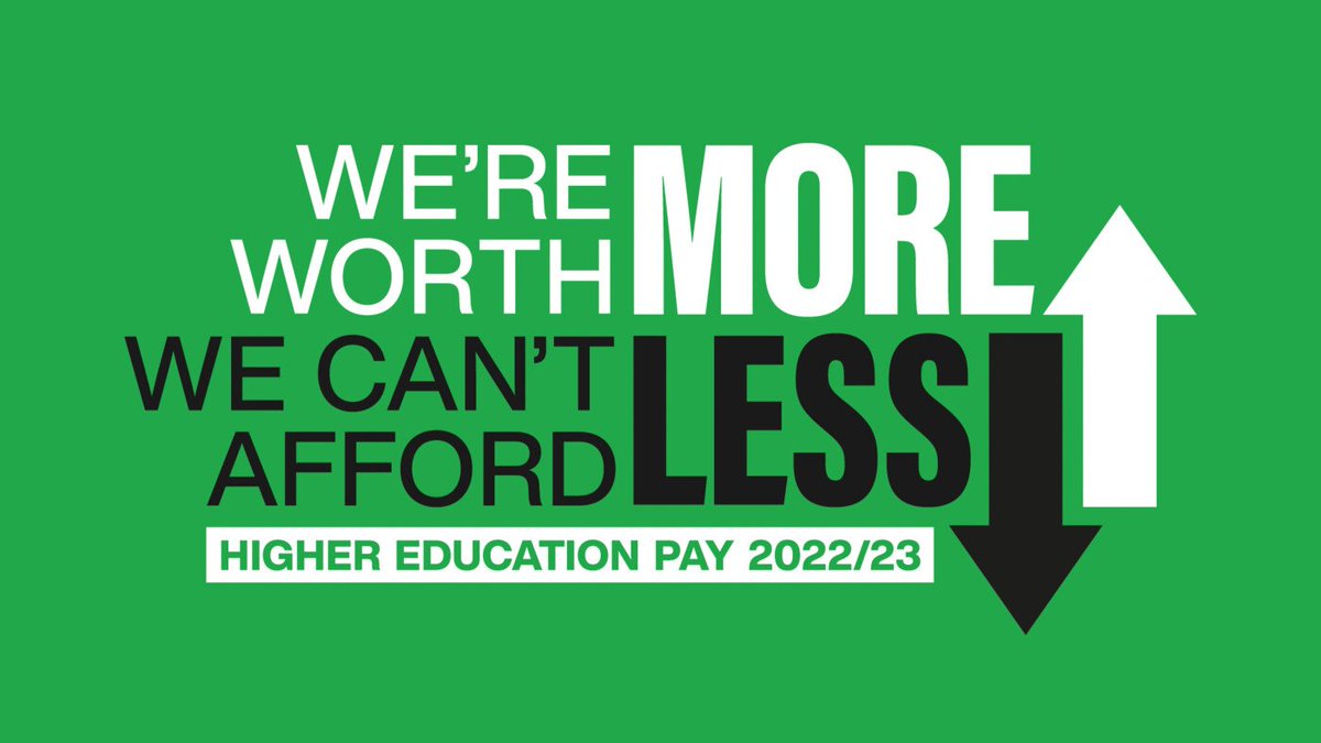 Low paid HE staff can't afford yet another pay cut. With RPI at 11.7% and rising, the employers pay offer of 3% for most of our members is a disgrace! Our ballot opens on the 22 July. Lets send a clear signal to our bosses that enough is enough and strike to win!! #WereWorthMore