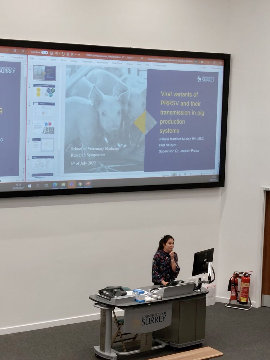 Today was my first presentation at the 4th research symposium of the <a href="/SurreyVet/">SurreyVet</a> . I am motivated to continue with my PhD and to have much more to share with my colleagues. #research #phd #UniversitySeries