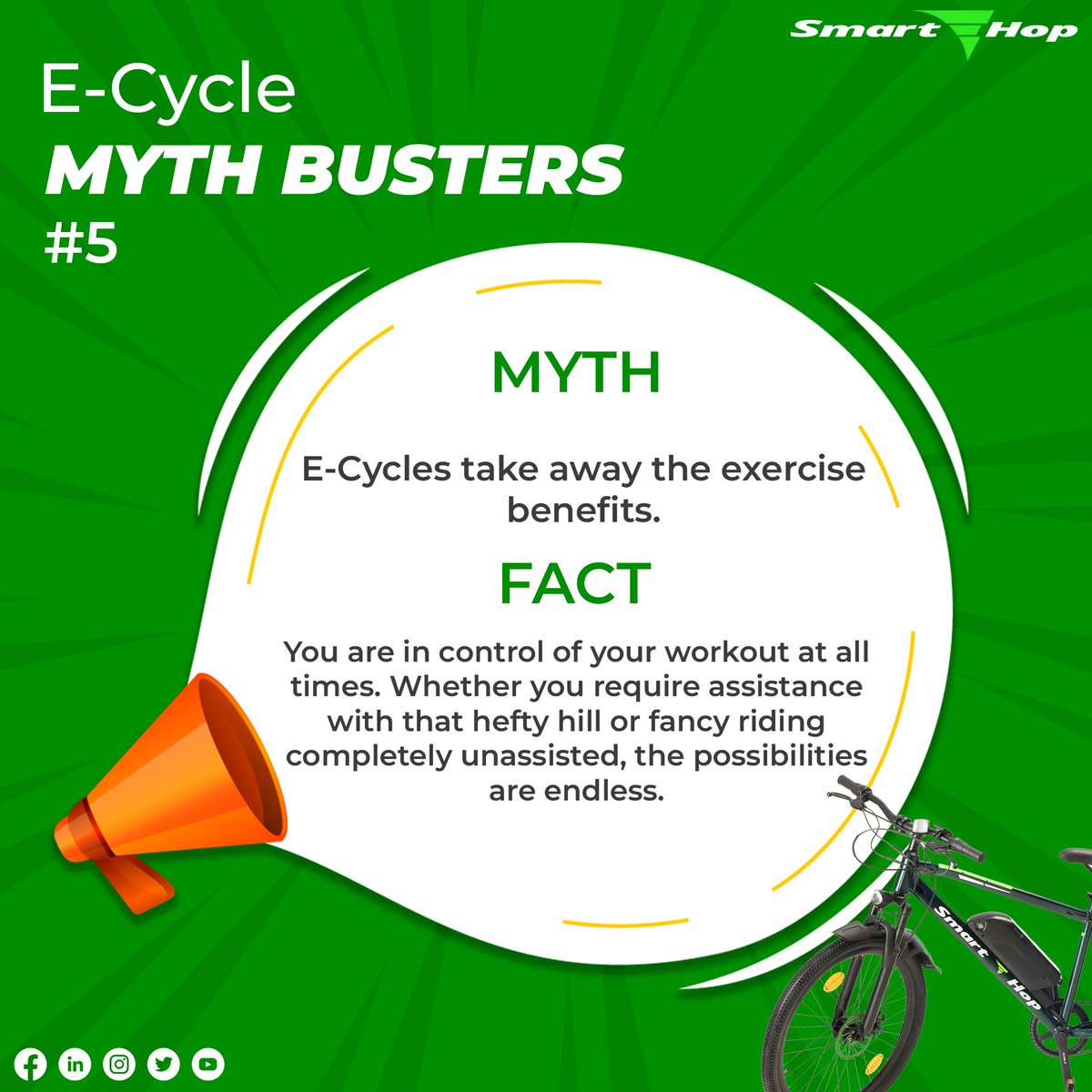 smartehop's tweet photo. Busting those Myths. Believe in facts!
#ecycle #myth #mythbusters #facts #ebike #electric #cycle #greenenergy #savetheworld #smartehop https://t.co/mfRWQ04S9z