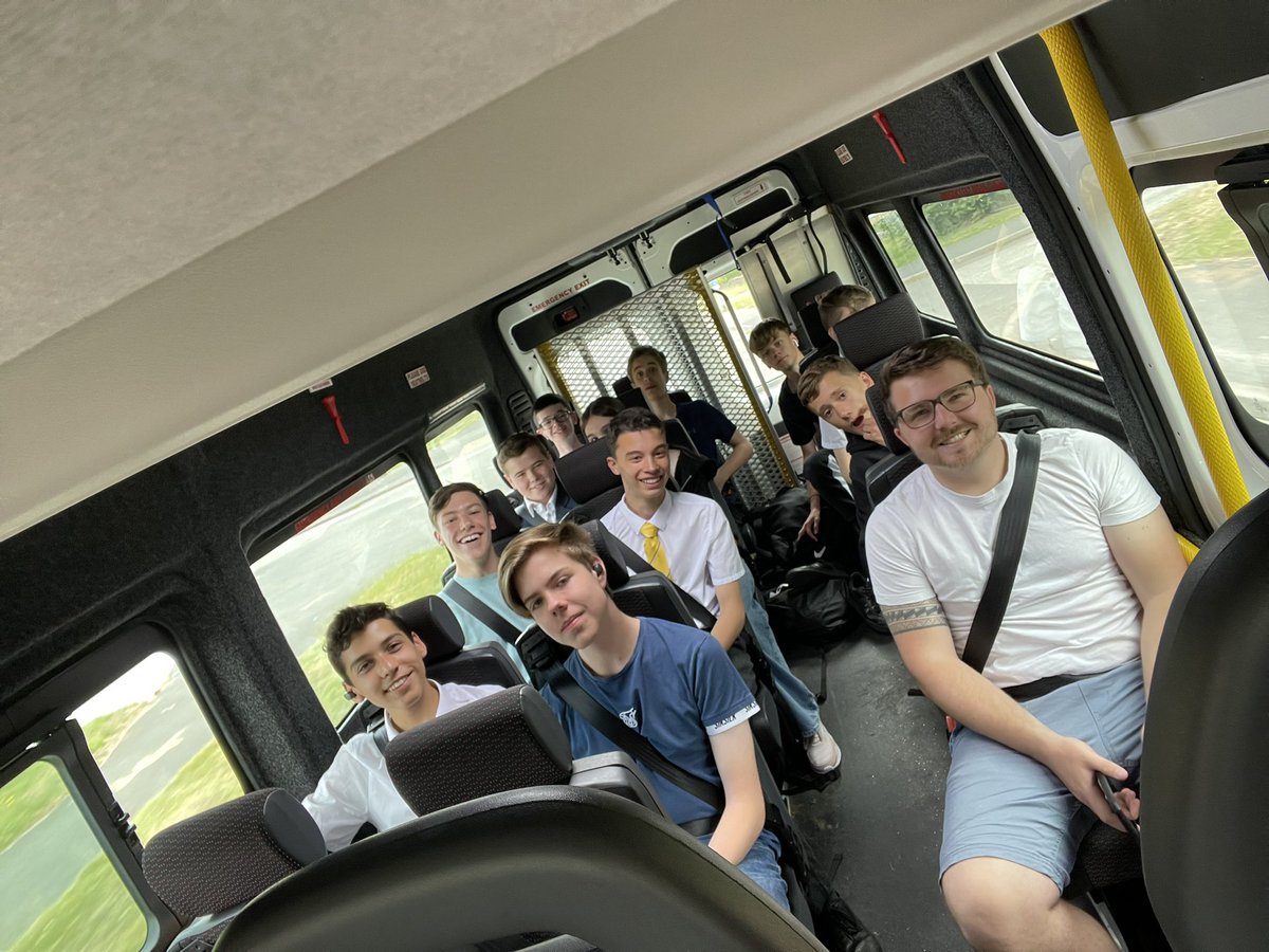 Miss_Barnett7's tweet photo. And we’re off!! Heading for a night at Edge Hill Uni before competing in the final of their maths challenge! #EdgeHill #TopMathsters https://t.co/ikCXyWRTHY