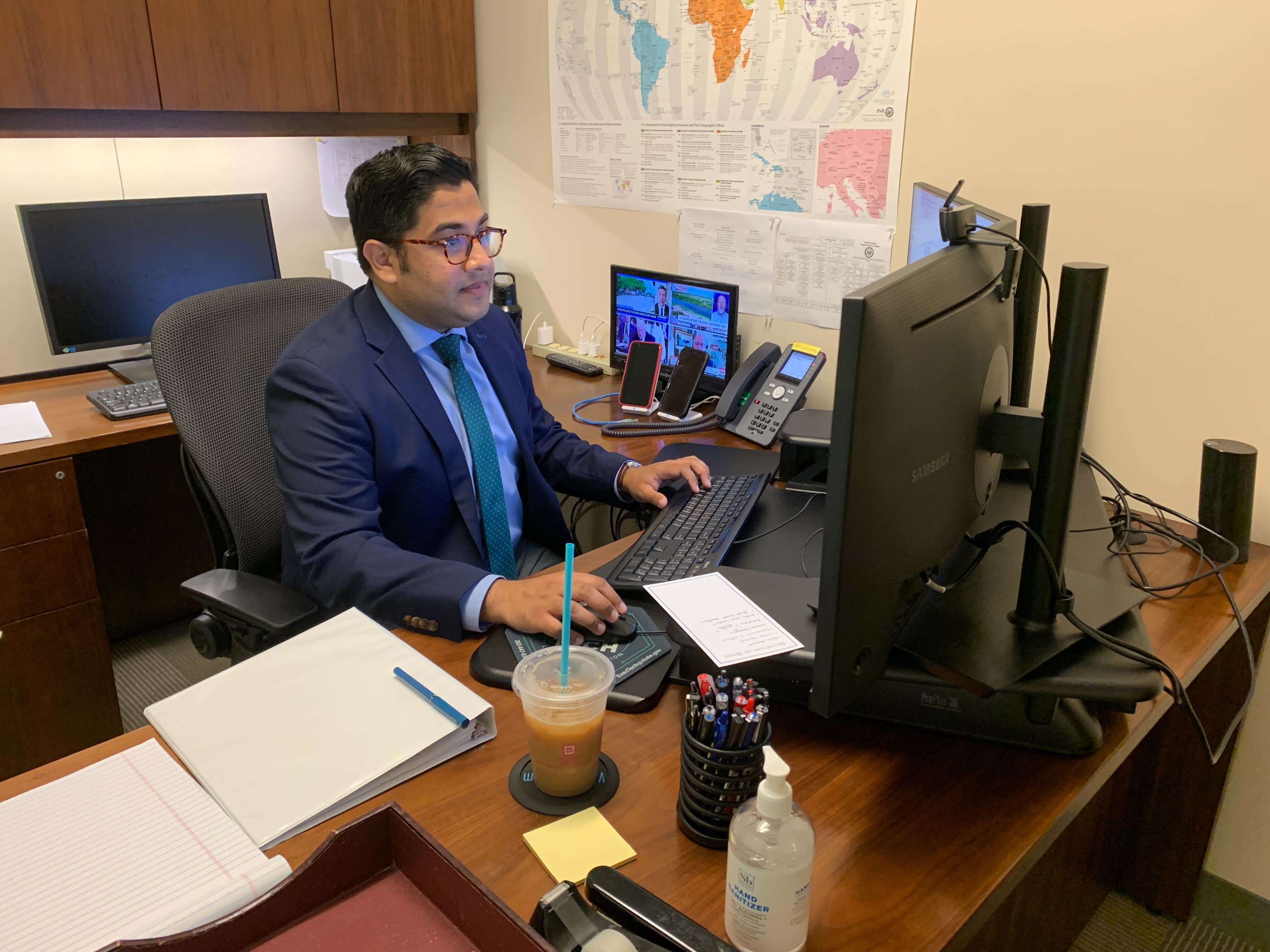 Vedant Patel the Spokesperson for the US Department of State