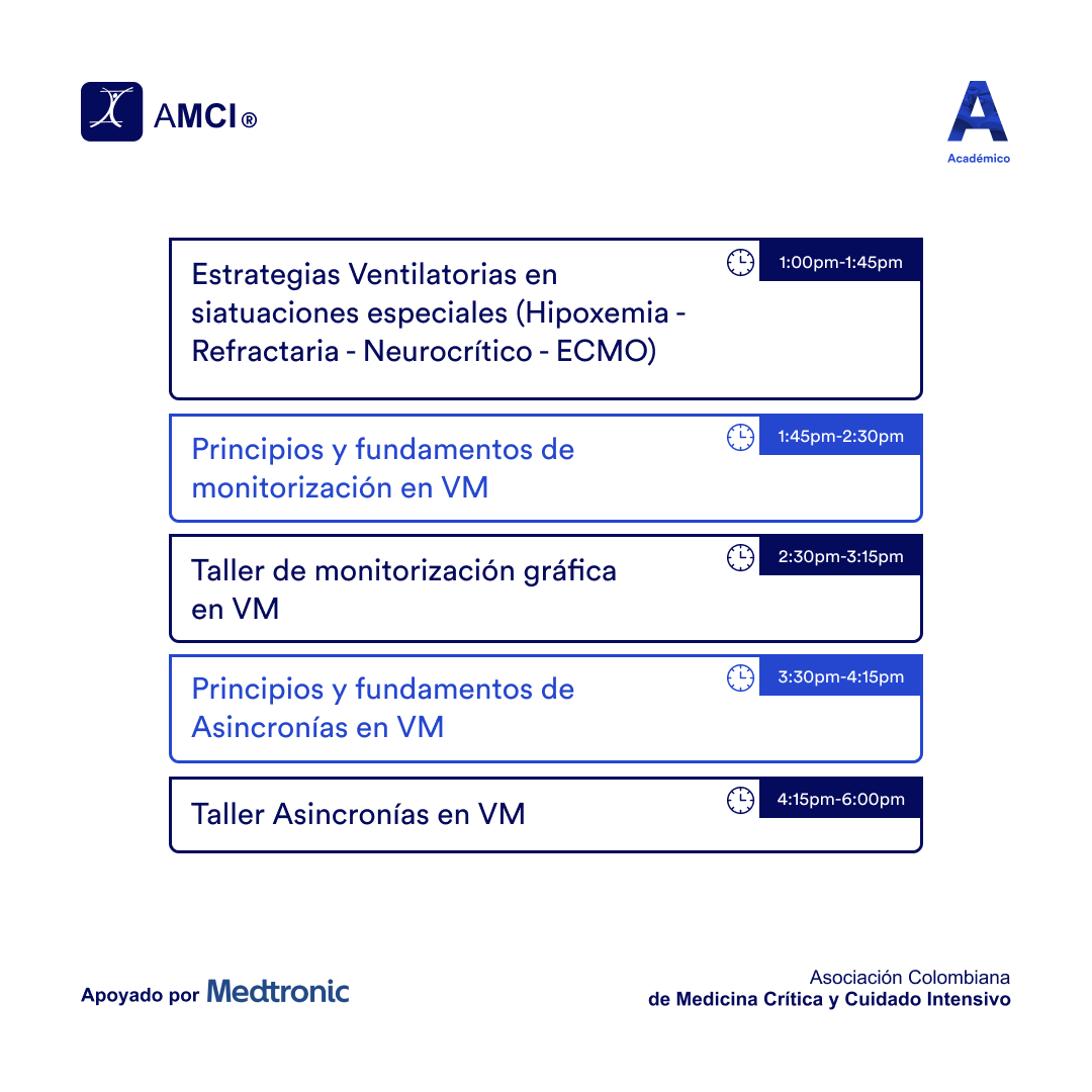 AMCI_Colombia's tweet photo. 📅 NUEVA FECHA

Curso Ventilación Mecánica PRESENCIAL

Miembros AMCI: 200.000 (IVA incluido)
No miembros AMCI: 240.000 (IVA incluido)

Evento organizado por AMCI

Inscríbete
👉 https://t.co/NtNSY9r40K

#ventilacionmecanica #Fisioterapeutas  #TerapeutasRespiratorias https://t.co/d2BmU8741c
