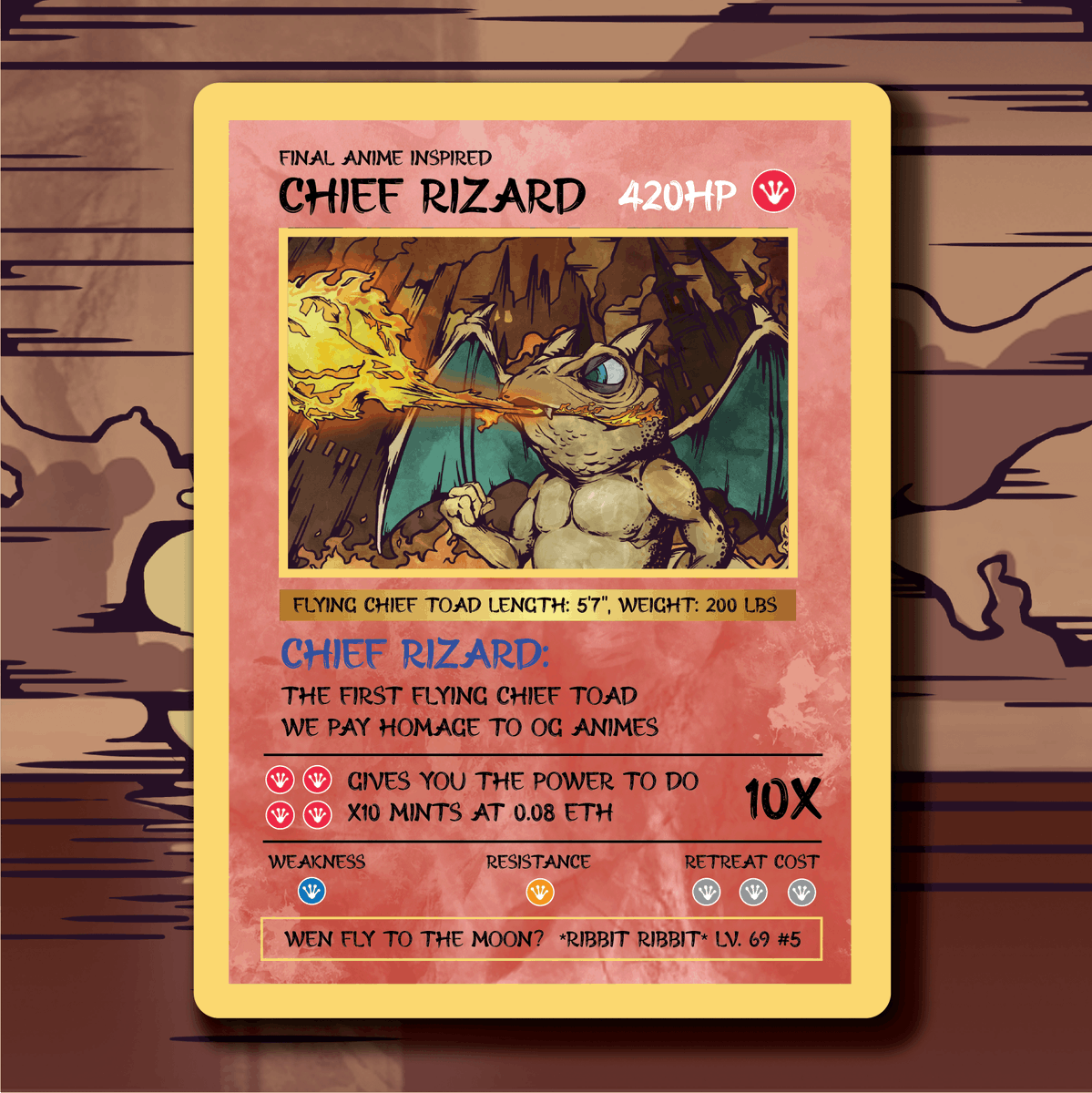 ChiefToadNFT's tweet image. first 888 retweets 👀
winner wins this🐉🔥

#NFTGiveaway #NFTCommumity #NFTdrops #NFTCollection #NFTNYC