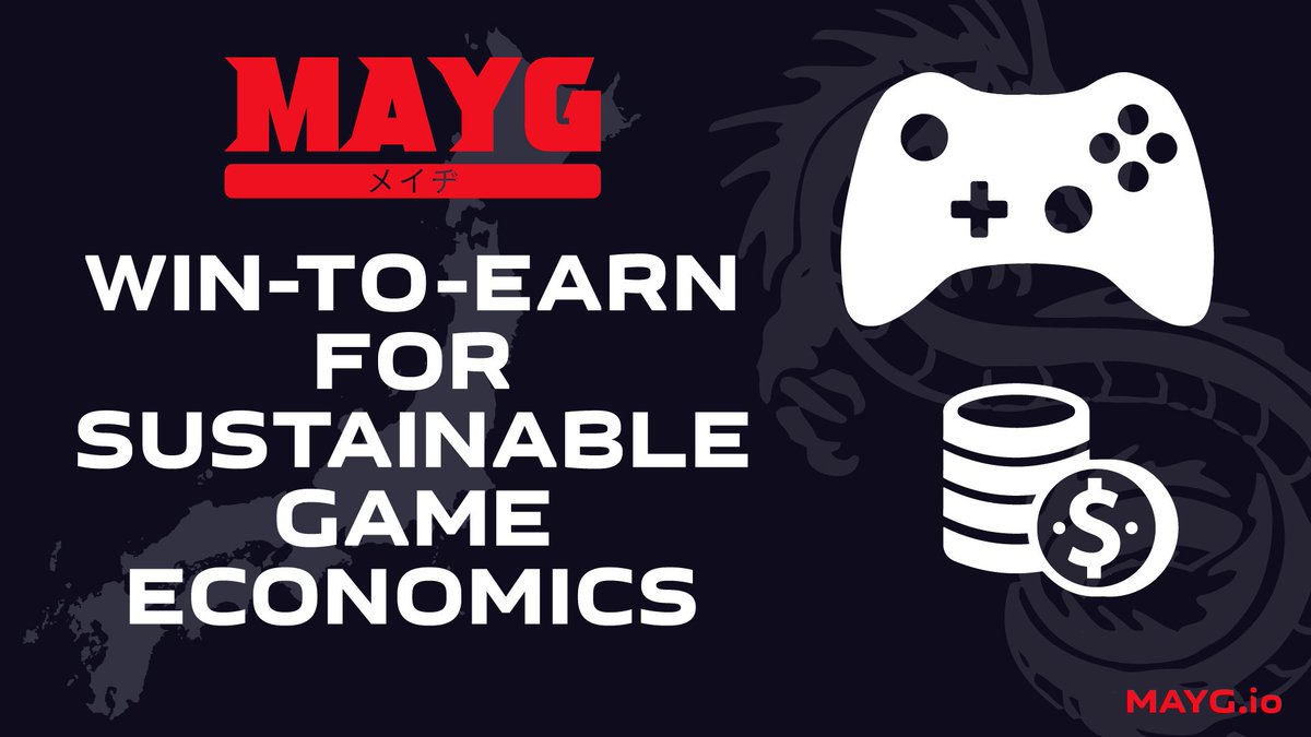 MAYG_Game's tweet photo. The in-game economics of MAYG are going to change the way the industry sees gamefi/NFTs

For sustainable economics, we present win-to-earn, a revolutionary approach to tackle inflation

Read more about how the economics of MAYG game will work below👇
https://t.co/IDdKuBsRO1 https://t.co/DTjWISivPu