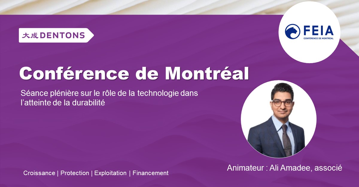 DentonsQC's tweet photo. Le 12 juillet prochain, dans le cadre de la Conférence de Montréal, Ali Amadee animera une séance plénière sur le rôle de la technologie dans l’atteinte de la durabilité. 
https://t.co/hjXg3K0Wa0 
#ConfMTL #Transitionverte https://t.co/eVAUtzdcUt