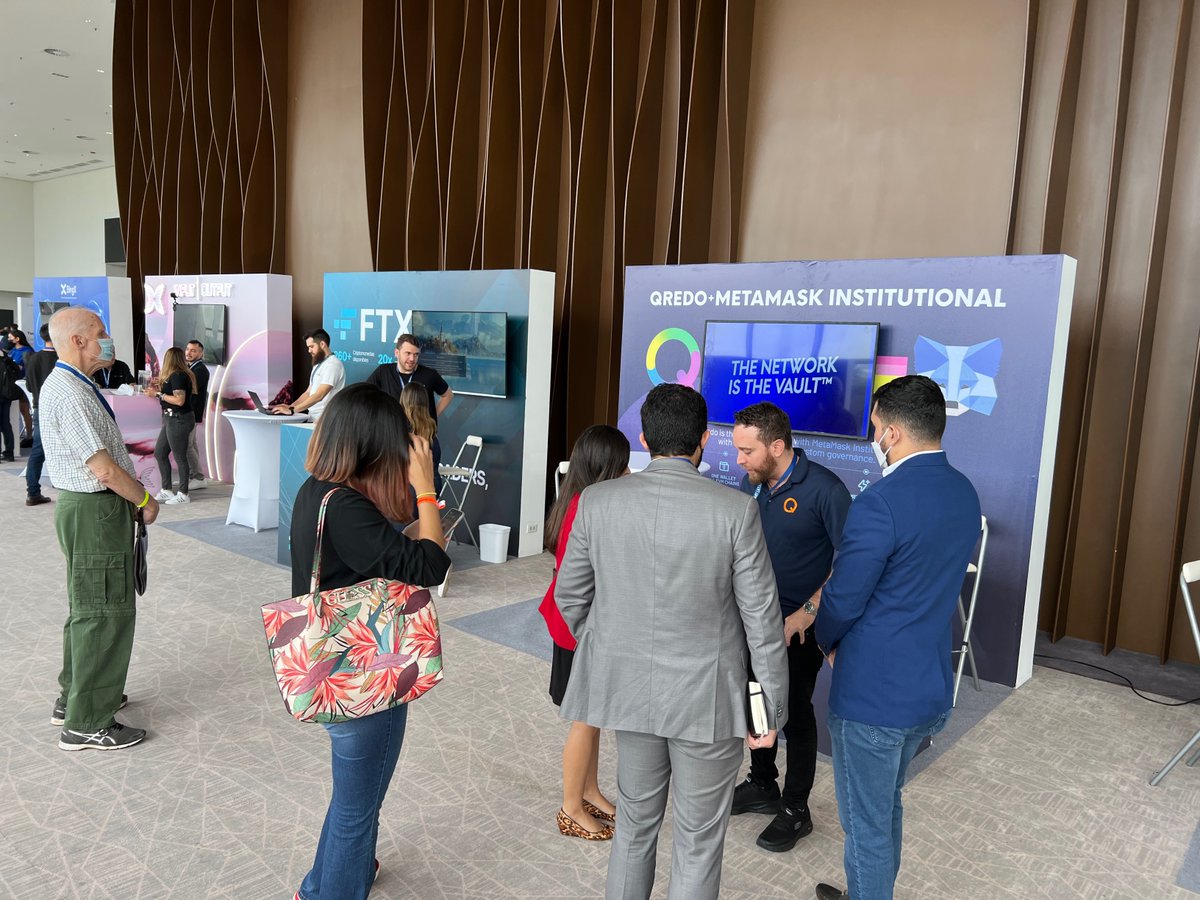 OpenCustody's tweet photo. #Qredo is a proud sponsor of Blockchain Summit Latam in Panama 🇵🇦

If you happen to be at #BSLPANAMA2022, come say hi to our stand and learn about #DecentralisedCustody and #DeFi https://t.co/5fSPfkjhoO