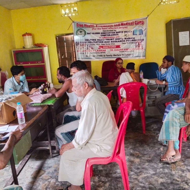 ResearchUdaan's tweet photo. @ResearchUdaan in collaboration with AMU Alumni Association Barak Valley Chapter - Assam and Helping Hand Trust- Kolkata conducted Free medical Health camp in the flood affected areas of Samairkuna, purbogul Hailakandi.
@dc_hailakandi 
@nhm_assam 
@keshab_mahanta 
@nhmhailakandi https://t.co/5UVsCaQ4sn