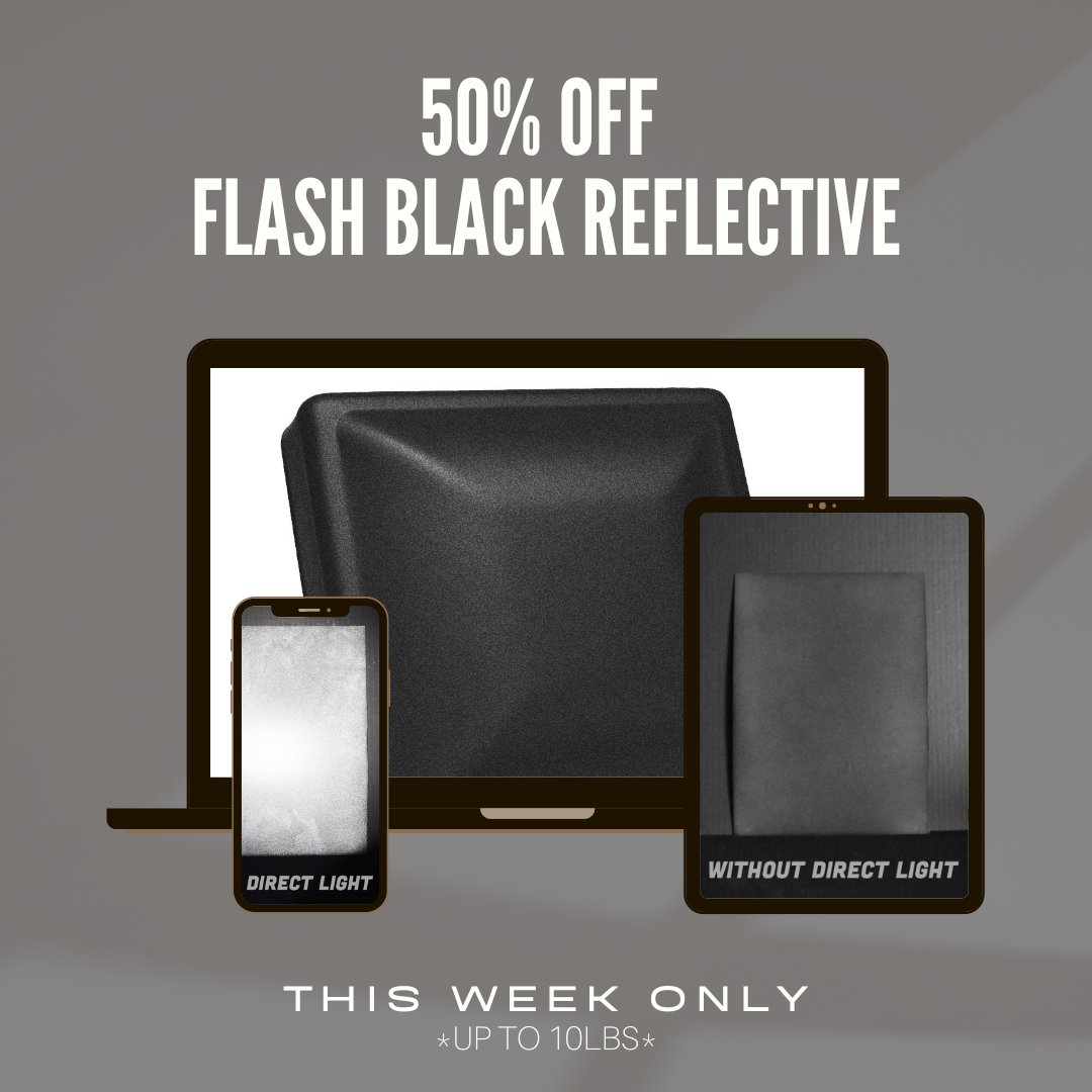 columbiacoating's tweet photo. THIS WEEK ONLY! 50% OFF Flash Black Reflective!
Stop what you're doing and go order this powder ASAP while it is still on the shelves! https://t.co/X3wiWehum7