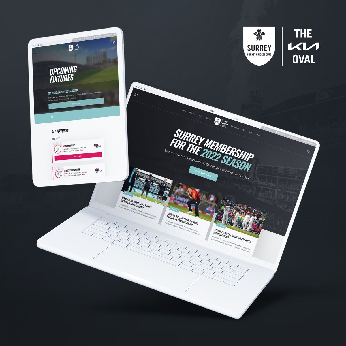 Website Design for The Kia Oval &amp; <a href="/SurreyCricket/">Surrey Cricket</a>  🏏🏟️

🍌 View our full case study:⁣
blayneypartnership.co.uk/work/the-kia-o…
⁣⁣
#SurreyCricket #KiaOval #BuiltByBlayney #webdesign #webdevelopment #ui #ux #creativity #digital #matchcentre #opta #stats #cricket #blog #partnership #10years