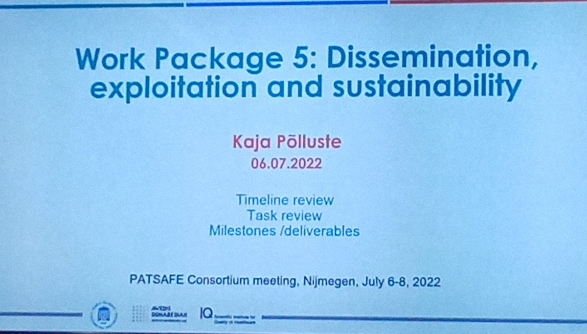 PATSAFE2's tweet photo. About the conference and final report https://t.co/f8Iuc3fW2C