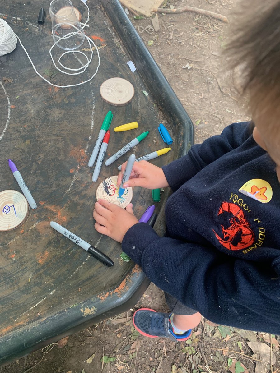 ysgolyddraig's tweet photo. #YYDHensol #YYDOgwr we had lots of fun in Forest School today exploring forces. We made wind socks and used balloons to help us find which way the wind was blowing. And of course, we enjoyed climbing the trees too! 🌳 #YYDEnjoy #YYDWellbeing @walkinthewild1 https://t.co/63kJtO4nW3