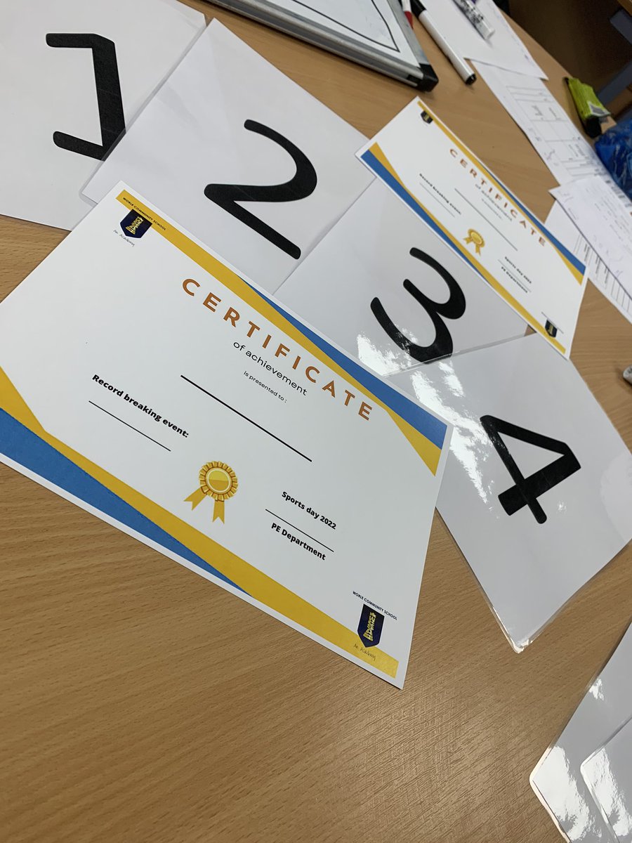 KS3 Sports day prep is well underway. Do not forget to sign up with your tutors. Sports day is Wednesday 13th July. Please arrive in PE kit and bring lots of water/sun cream!⭐️☀️🏅 <a href="/WorleCSA/">WCSA</a>