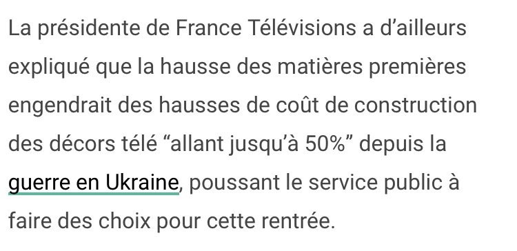 valentinsocha's tweet photo. La hausse du coût des matières premières touche aussi… les décors télé. Explications dans cet article de @cvaillant1 au Huffington Post.

#habillage #ConfFTV 

👉 https://t.co/X3xpO1d3Df https://t.co/VEkHxoziiW