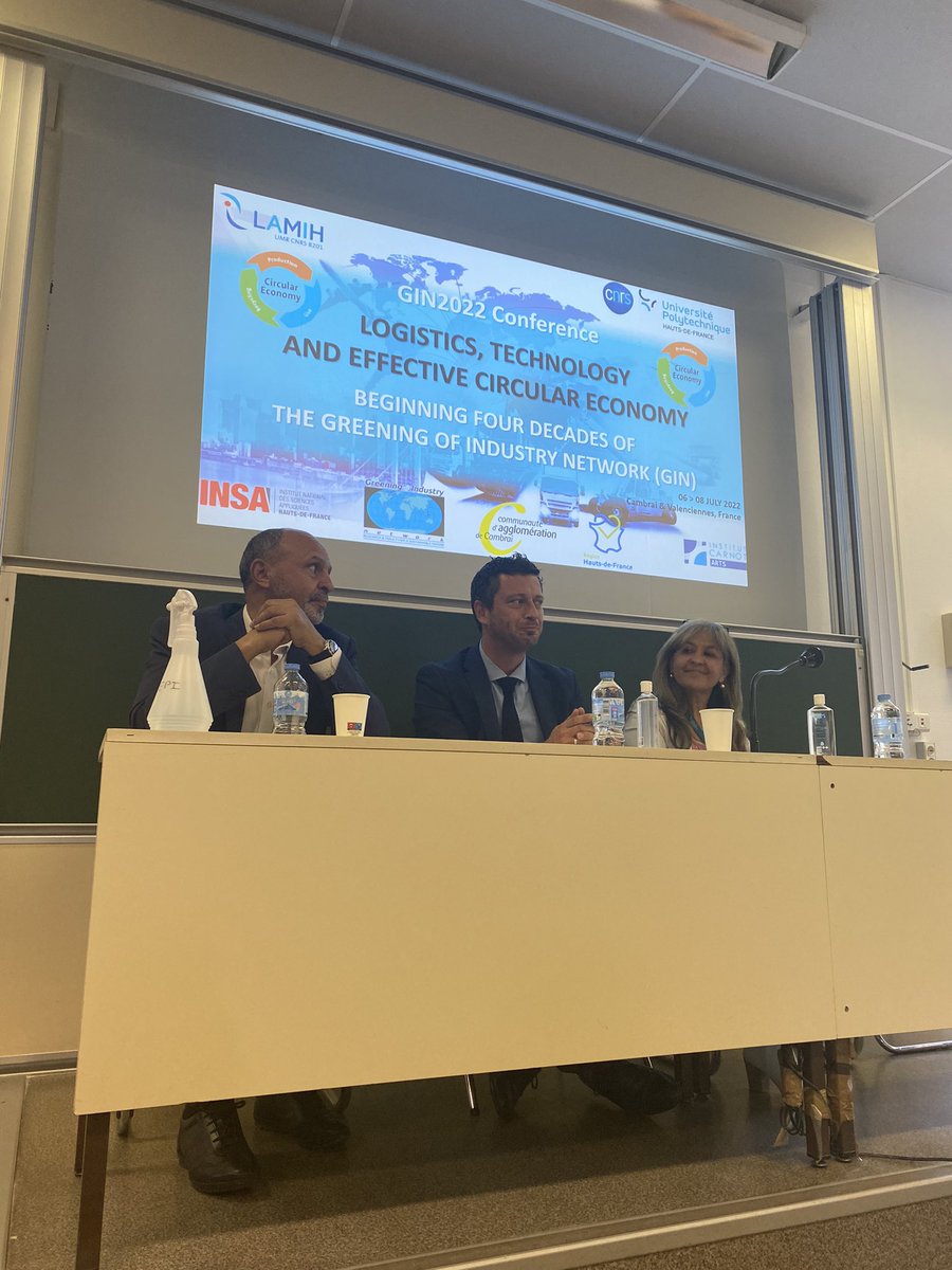 Abdelhakim ARTIBA, thé President of the Université Polytechnique Hauts-de-France has opened the Greening of Industry Conference 2022