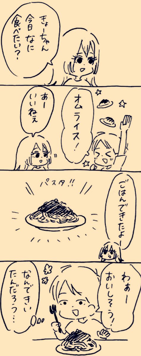 作るとは言ってない
 #ミカコときょーちゃん 