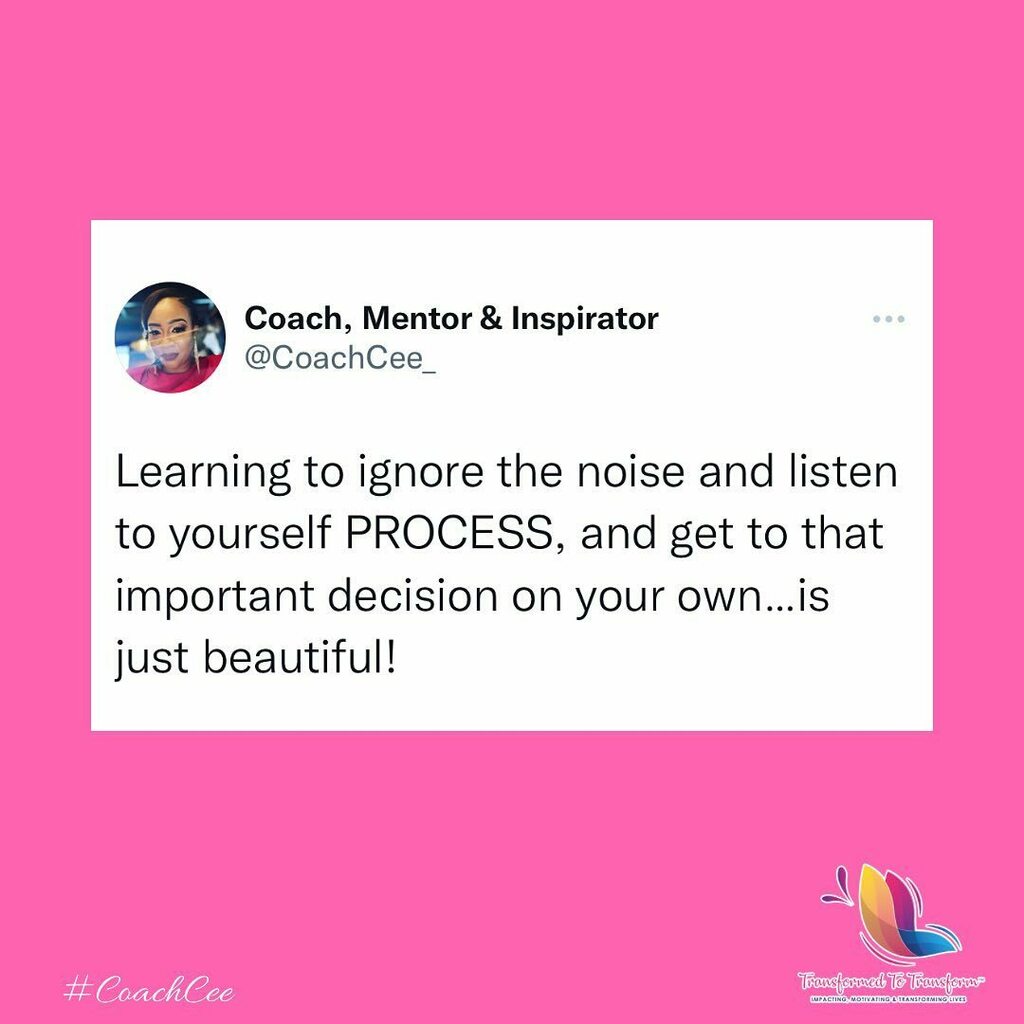CoachCee_'s tweet image. Sometimes everyone wants to project their own ideas of what your life should look like, or what you should have or could have done!
.
.
.
This will cause confusion and anxiety. Practice the art of dismissing them and telling them thanks but no thanks.
.
… instagr.am/p/CfrGgPvu2Kt/