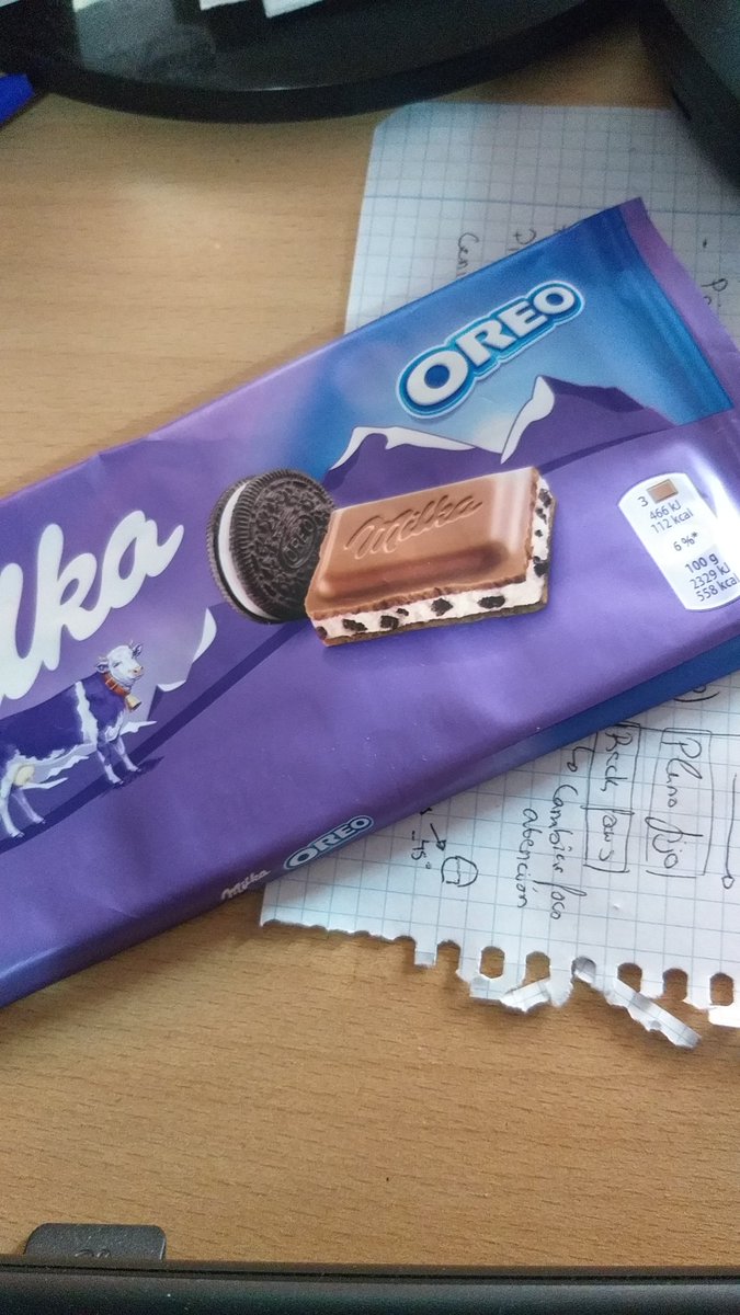 A mi no me pueden dejar con una de estas porque se acaba... pura droga