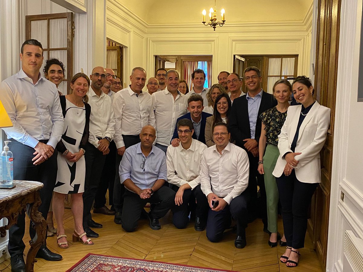 IsraelatOECD's tweet photo. We were pleased to host in #Paris a senior delegation of the heads of the Israeli #healthsystem, led by Prof. @nachmanash, Director General of the @IsraelMOH. The delegation participated in a special seminar at the @OECD that addressed key issues in #health, #COVID19 and >> https://t.co/0D8BAjsN0O