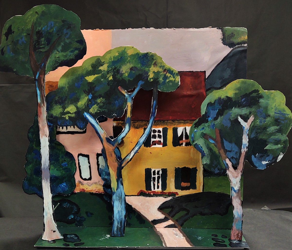 stppschools's tweet photo. 🎨 Student Artwork Spotlight 🖼️

Emory from Fontainebleau High created this cozy three-dimensional scene inspired by artist August Macke!
 
#OneTeamSTPPS https://t.co/1DI13L2ym5
