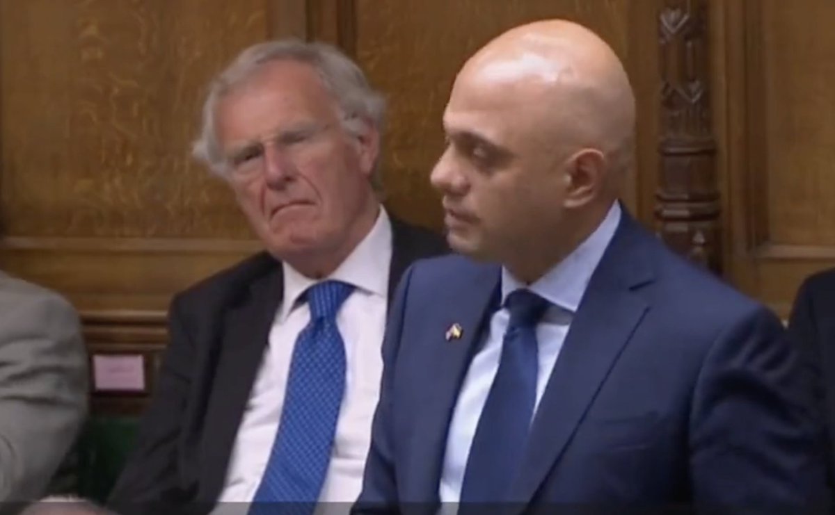 ChrisChopeMP's tweet photo. I hope you all noticed my stunning cameo during Sajid Javid's pitch to become PM today #sexychope #ballbag https://t.co/VpGQBoCnKc