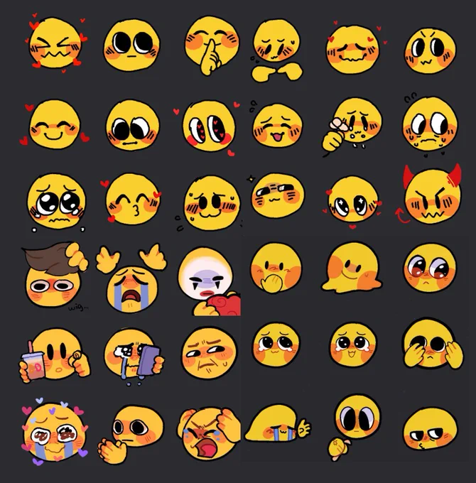 obligatory "it's my birthday pls promo me" post <3
Hi! I'm sword, I make emojis and also do art!!! 