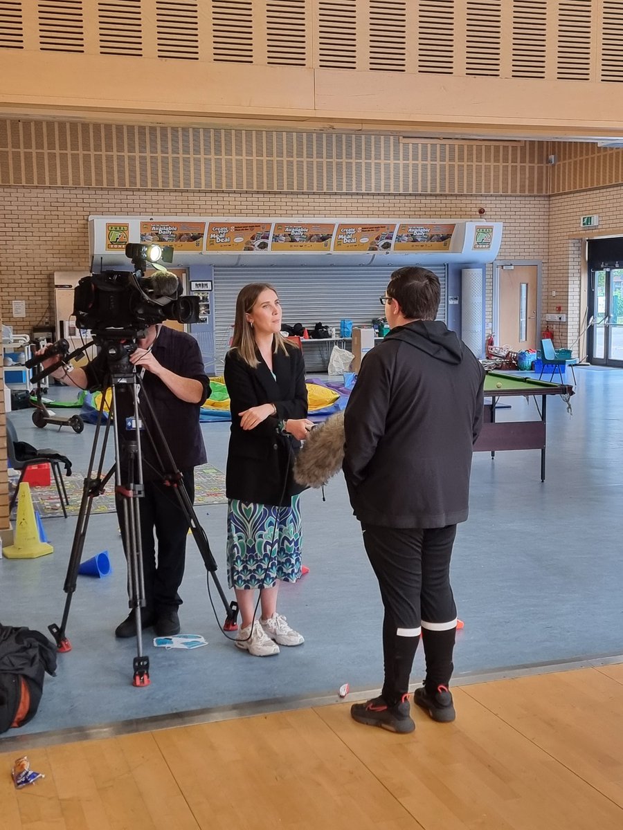 Our Ethan <a href="/GTMALive/">Getting The Message Across</a> <a href="/IWillScotland/">#IWill Scotland</a> ambassador being interviewed for <a href="/STVNews/">STV News</a> about his &amp; others volunteering experiences.