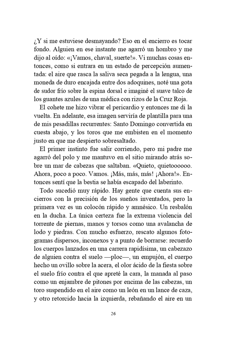 librosdelko's tweet photo. Nunca hemos corrido Santo Domingo arriba perseguidos por una turba de toros en un encierro, pero leyendo a @ChapuApaolaza nos emocionamos como si lo hubiéramos hecho.

El primer encierro de Chapu. Leedlo, es maravilloso. #7deJulio #SanFermin2022 https://t.co/yitpJh4Nsb