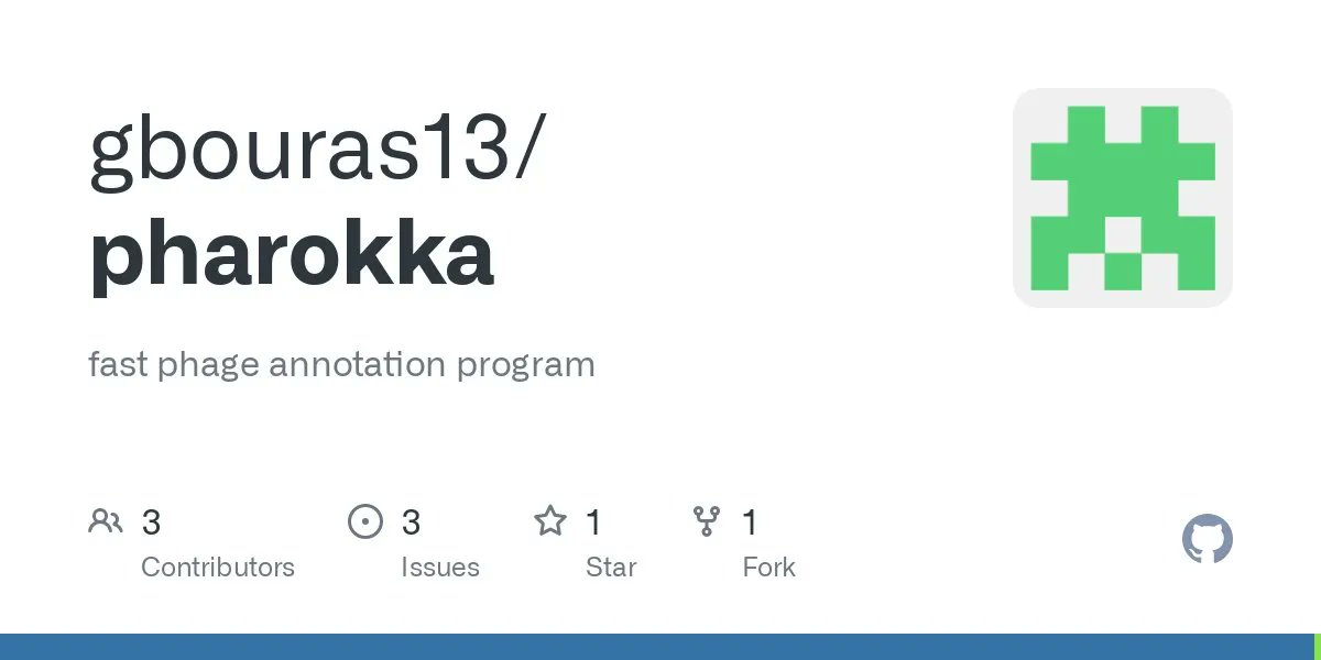 phagedirectory's tweet photo. Tool: Pharokka, a dedicated fast #phage annotation tool inspired by #prokka. Pharokka is designed for users who want one-line, rapid, standarised and scalable phage annotations, much like prokka for prokaryotes.

https://t.co/jFPyue4Qm1 https://t.co/DQYl4wUfuH