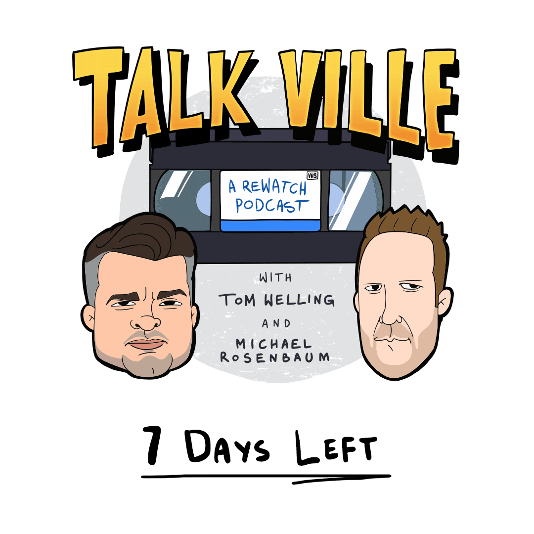 TalkVillePod's tweet photo. 7 days left... ⁣
⁣
#talkville #rewatch #smallville https://t.co/Oqmc6L6vAB