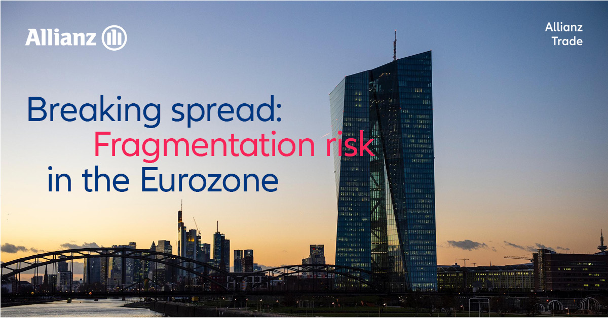 allianztrade's tweet photo. The #ECB is facing a risk trilemma as its hawkish monetary policy pivot raises the specter of #fragmentationrisk. How should an “anti-fragmentation” tool for the #Eurozone be designed and governed? Find our “six commandments” here. https://t.co/Q5iyy8NFOy https://t.co/2p30sVBd21