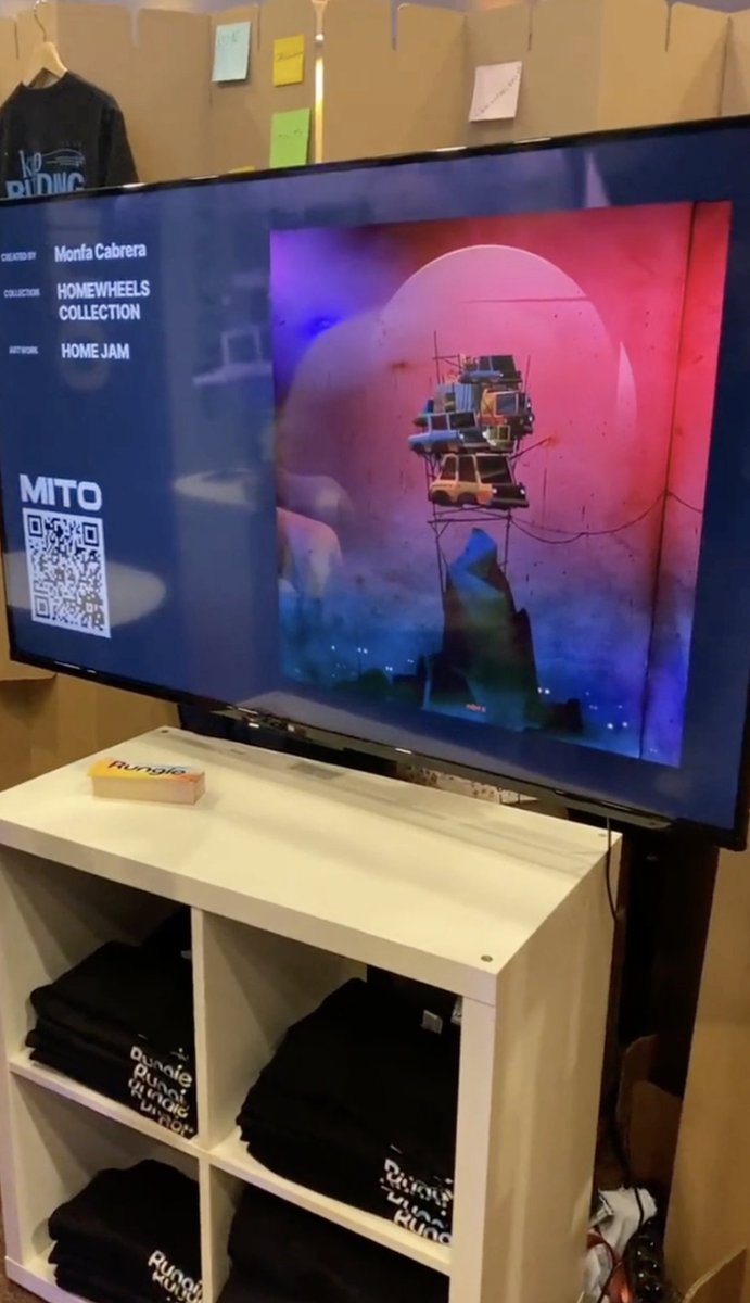 monfa's tweet photo. A Celebration of Art!
It's amazing to be part of #ETHBarcelona thanks to @mitogallery and @eth_barcelona
🚨 Go and visit #MITOGallery ♥️
#Barcelona #NFTCommmunity #NFTs https://t.co/js3HPgnvi9