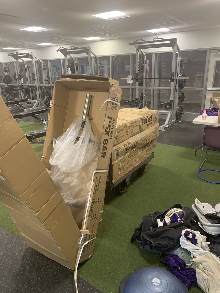 Christmas in July!!!!!!  9 head coaches in Johnstown pooled their programs fundraised money to purchase new hex bars for our athletes. JOHNSTOWN STRONG!!!!