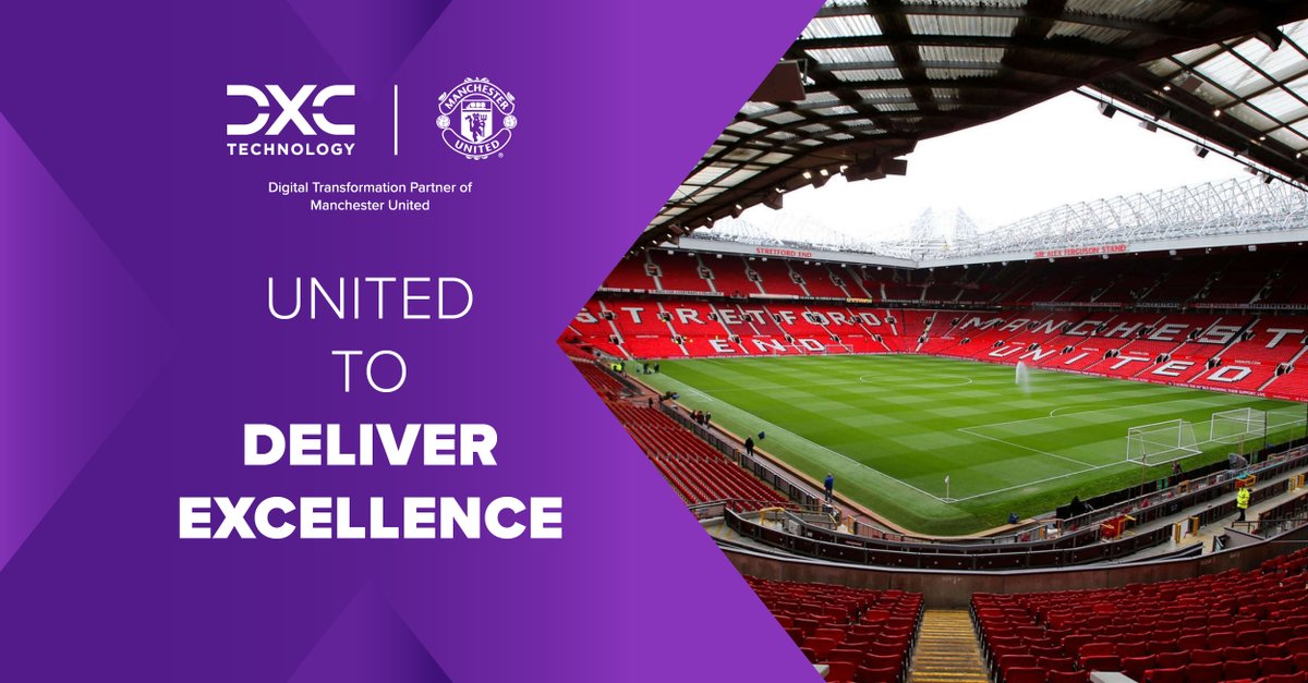 We proudly stand shoulder to shoulder with <a href="/ManUtd/">Manchester United</a> as the Digital Transformation Partner of Manchester United. Read more about our new partnership: dxc.to/3OLFEYF

#DXCUnited #TeamDXC #MUFC