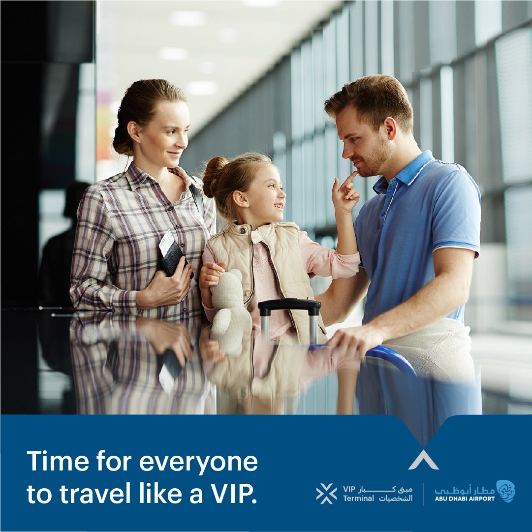 AUH's tweet photo. When you travel through our VIP Terminal, time doesn’t really matter. It’s all about enjoying the moment! Feel relaxed in an exclusive environment of comfort, privacy, ease, and hospitality.
Read more: https://t.co/8mOBjZwFSP
#AbuDhabiAirport #VIPTerminal #Travel #Luxury https://t.co/ETPzAQ6pyk