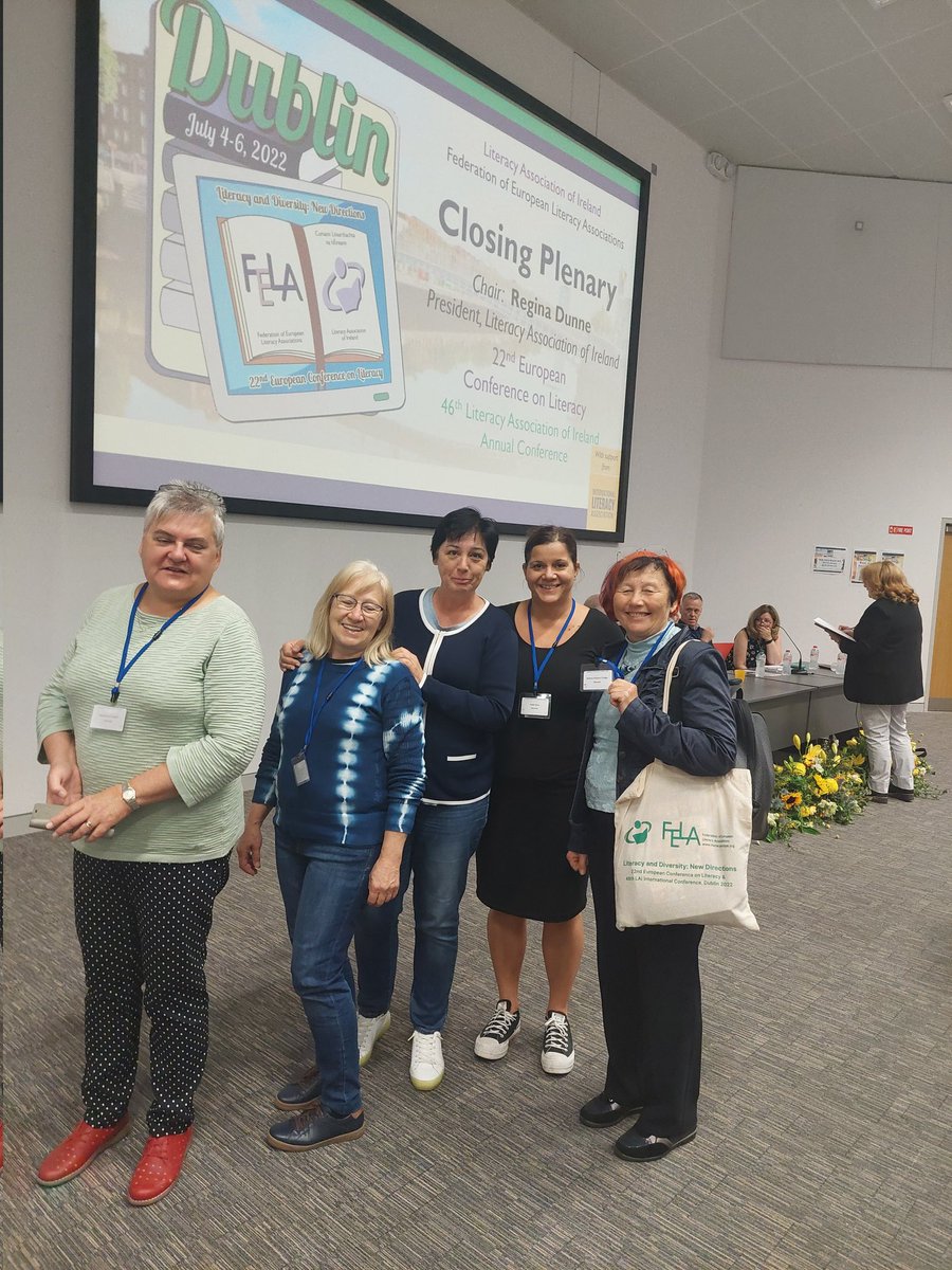 Great to see so many colleagues from Slovenia at the 22nd European Conference. Hope you had fun!#2022literacy