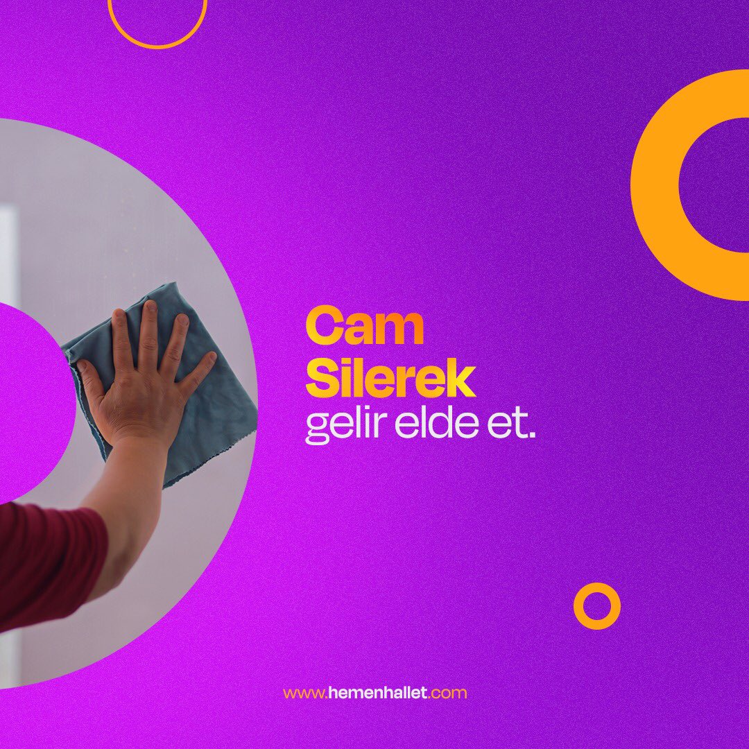 Cam silerek gelir elde edebilirsin!

Çevrende cam silecek vakti bulamayan kişilerin sana ulaşmasını sağla hemen kazanmaya başla!

#temizlik #camsilme #ekgelir #hemenhallet