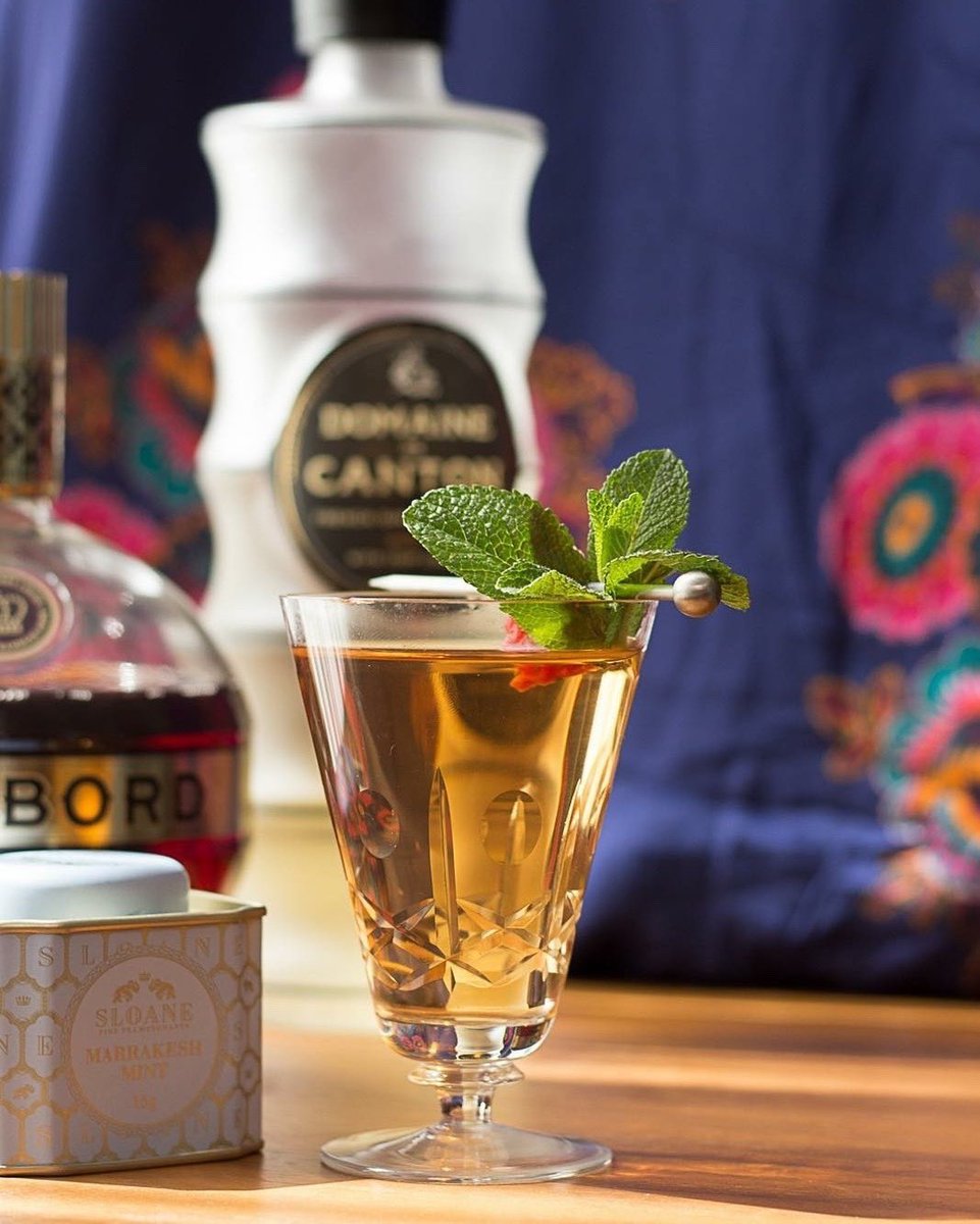 DoYouKissNTell's tweet photo. Spice things up for your guests upon arrival with an exotic #welcomecocktail that meets the sophistication of the destination
#marrakechmule
3oz Sloane Tea #Marrakech Mint
1oz El Dorado silver rum
½oz Domaine de Canton
½oz Chambord
Mint & raspberry garnish @tasteandtipple https://t.co/QNnmWeLiC2