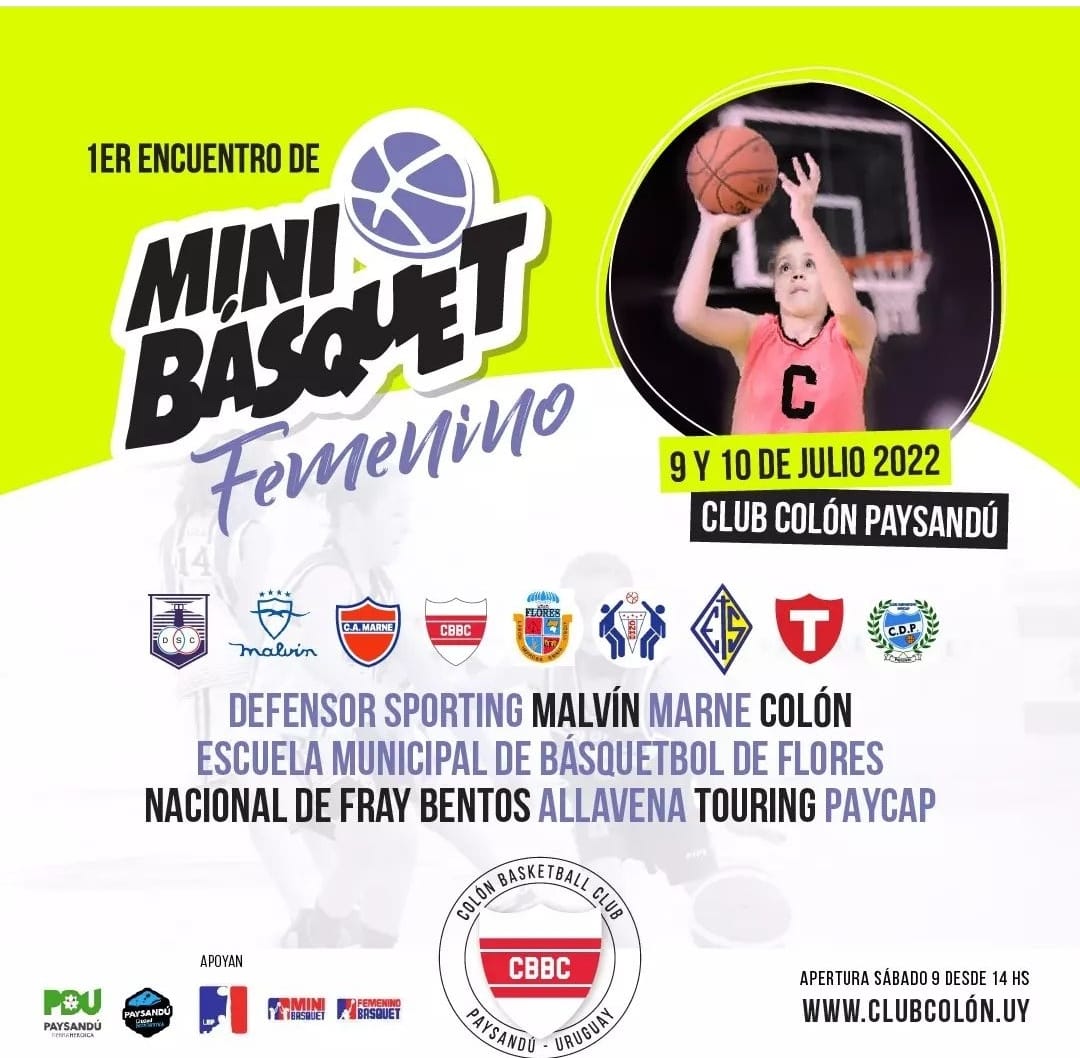 BRILLA EL MINIBÁSQUET 🤩

Este sábado se llevara a cabo un encuentro de minibásquet organizado por Colón BBC de Paysandú y charlamos con su entrenadora Emily Casciato.

📝 Romina Lima
📲 alerasuy.com/brilla-el-mini…