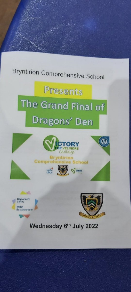 Looking forward to the finals of the Victory for Velindre Challenge 💚💚

Year 9 have blown us away with this challenge 🤯🤯

#bryntirionvelindrechallenge
