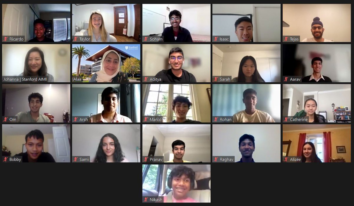 StanfordAIMI's tweet photo. Honored and delighted to have worked with such talented and hardworking high school students during our inaugural Summer Research Internship program this year. The future of #AI in medicine is looking bright! #StanfordAIMI #summer #internship https://t.co/Chxb5Utstd
