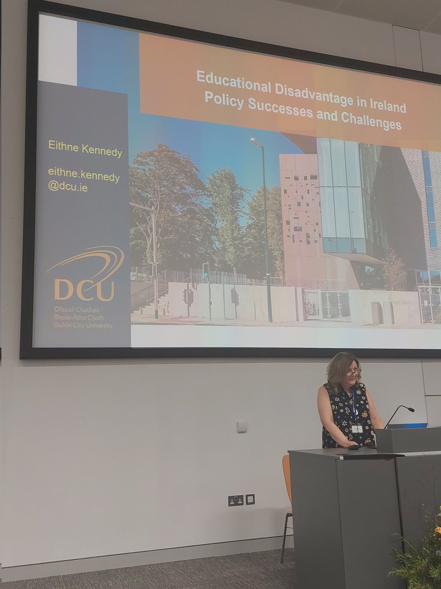 Dr Eithne Kennedy presenting the bigger picture of literacy achievement in disadvantaged contexts: 'Educational Disadvantage in Ireland, Policy Successes and Challenges'#2022literacy